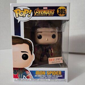 Pop! Movies - Avengers Infinity War - Iron Spider (Unmasked) Box Lunch Exclusive